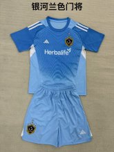 25/26 Los Angeles Goalkeeper Blue Kids Kits 1:1 Quality Soccer Jersey