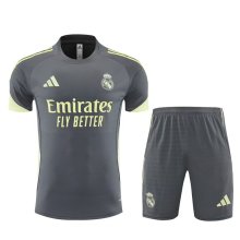 25/26 Real Madrid Dark Grey 1:1 Quality Training Jersey（A-Set）