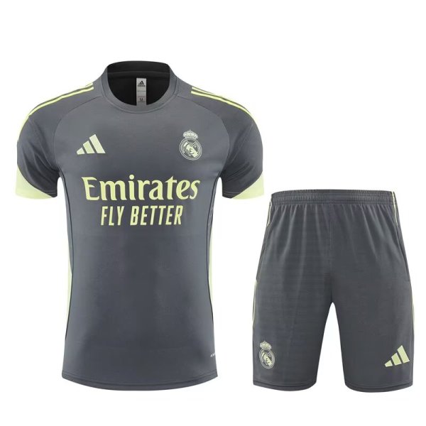 25/26 Real Madrid Dark Grey 1:1 Quality Training Jersey（A-Set）
