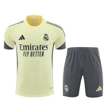 25/26 Real Madrid Yellow 1:1 Quality Training Jersey（A-Set）