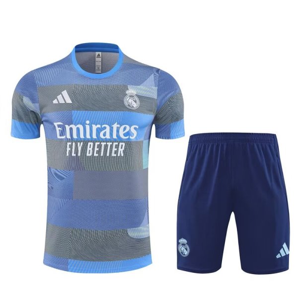 25/26 Real Madrid Light Blue 1:1 Quality Training Jersey（A-Set）