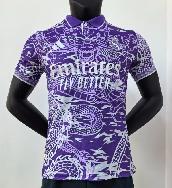 25/26 Real Madrid Special Edition Purple Player 1:1 Quality Soccer Jersey