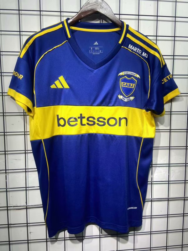 25/26  Boca 120th anniversary Blue Fans 1:1 Quality Soccer Jersey