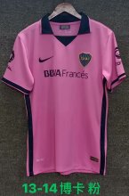 2013/2014 Boca Away Pink Fans 1:1 Quality Retro Soccer Jersey