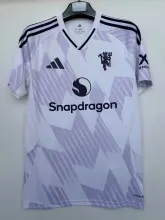 25/26 Manchester United Away White Fans 1:1 Quality Soccer Jersey