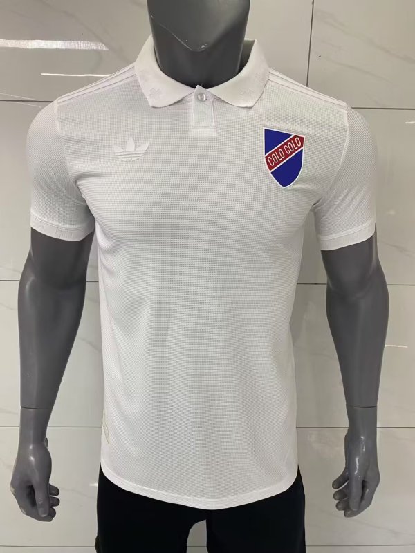 25/26 Colo Colo 100 commemorative edition White Fans 1:1 Quality Traning Jersey