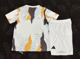 25/26 Real Madrid Training Clothes Kids Kits 1:1 Quality Soccer Jersey