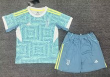 25/26 Juventus  Away Kids Kits 1:1 Quality Soccer Jersey