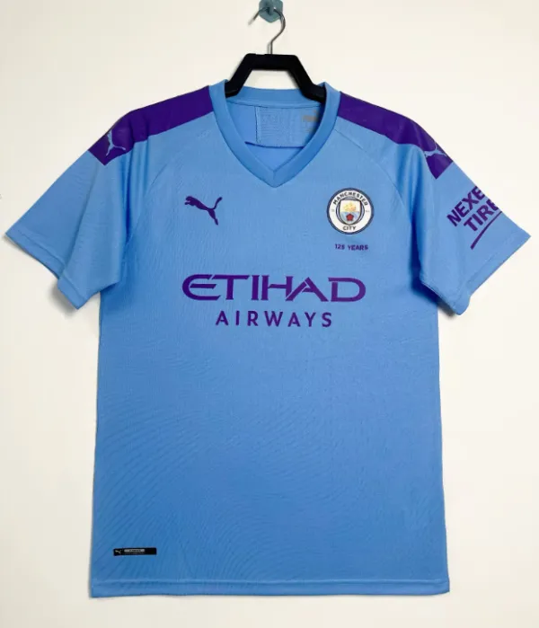 2019/2020  Manchester City Home Fans 1:1 Retro Soccer Jersey