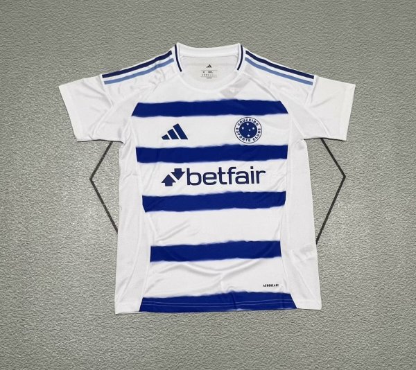 25/26 Cruzeiro Away White Fans 1:1 Quality Soccer Jersey