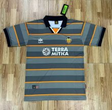1999/2000 Valencia Away Grey Fans Retro 1:1 Quality  Soccer Jersey