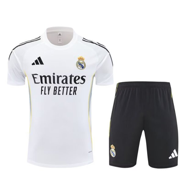 25/26 Real Madrid White 1:1 Quality Training Jersey（A-Set）