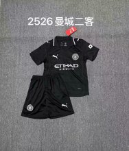 25/26 Manchester City Third Kids Kits 1:1 Quality Soccer Jersey
