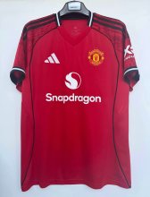 25/26  Manchester United  Home Fans 1:1 Quality Soccer Jersey