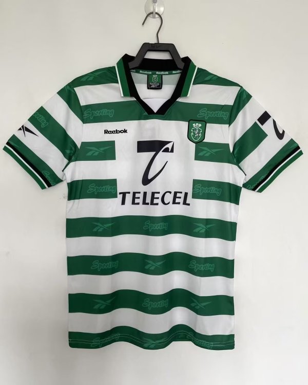 1999/2000 Sporting Lisbon Home 1:1 Quality Retro Soccer Jersey