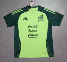 25/26 Mexico Training uniform light Green Fans 1:1 Quality Soccer Jersey