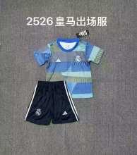 25/26 Real Madrid  Appearance outfit  Kids Kits 1:1 Quality Soccer Jersey