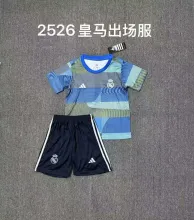25/26 Real Madrid  Appearance outfit  Kids Kits 1:1 Quality Soccer Jersey