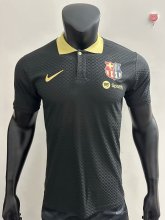 25/26 Barcelona Training Clothes Black PLayer 1:1 Quality Soccer Jersey