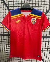 25/26  Romania  Away Red Fans 1:1 Quality Soccer Jersey
