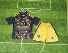 25/26 Boca Third Kids 1:1 Quality Soccer Jersey