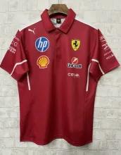 F1 racing suit T-shirt 2025 Ferrari  shirt 1:1 Quality F1 Jerseys