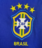 1998 Brazil Away Long Sleeve Fans Retro 1:1 Quality Soccer Jersey