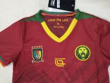 25/26 Cameroon  Away Kids 1:1 Quality Soccer Jersey