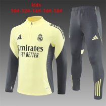 25/26 Real Madrid  Yellow Kids  1:1 Quality Training Jersey