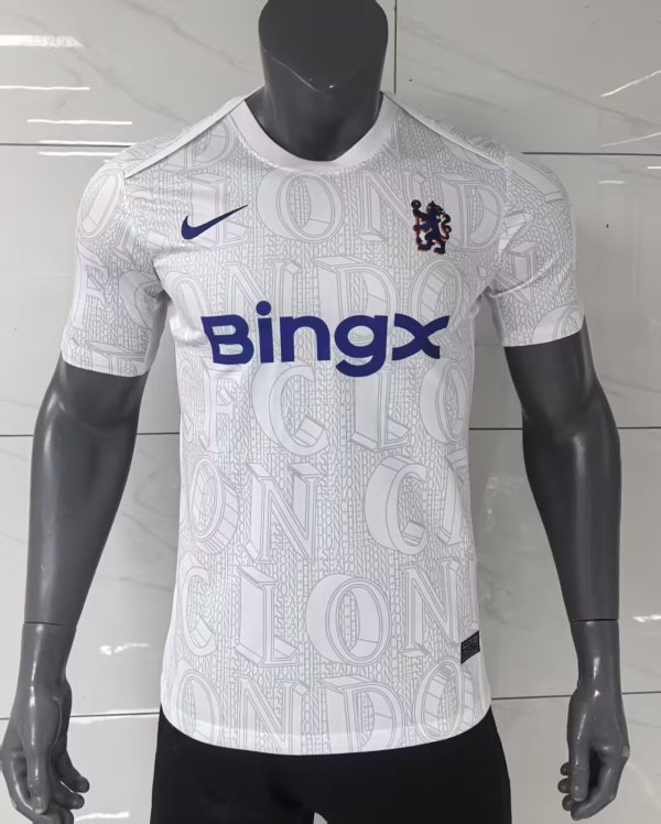 25/26 Chelsea Pre match uniform Fans 1:1 Quality Soccer Jersey