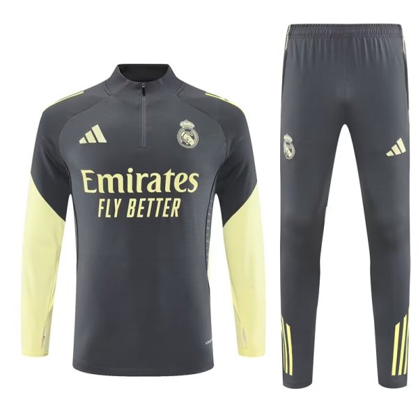 25/26 Real Madrid   Dark Grey 1:1 Quality Training Jersey