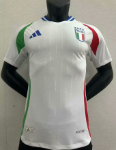 24/25 Italy Away White Player 1:1 Quality Soccer Jersey
