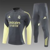 25/26 Real Madrid   Dark Grey 1:1 Quality Training Jersey