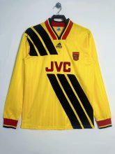 1993/1994 Arsenal Away Long Sleeve 1:1 Quality Retro Soccer Jersey