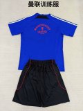 25/26 Manchester United Training clothes Adult Kits 1:1  Quality  Soccer Jersey（成人套装）