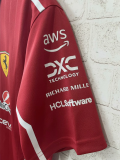 F1 racing suit T-shirt 2025 Ferrari  shirt 1:1 Quality F1 Jerseys