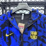 25/26  Barcelona Blue Windbreaker