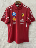 F1 racing suit T-shirt 2025 Ferrari  shirt 1:1 Quality F1 Jerseys