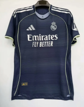 25/26 Real  Madrid  Away Fans 1:1 Quality Soccer Jersey