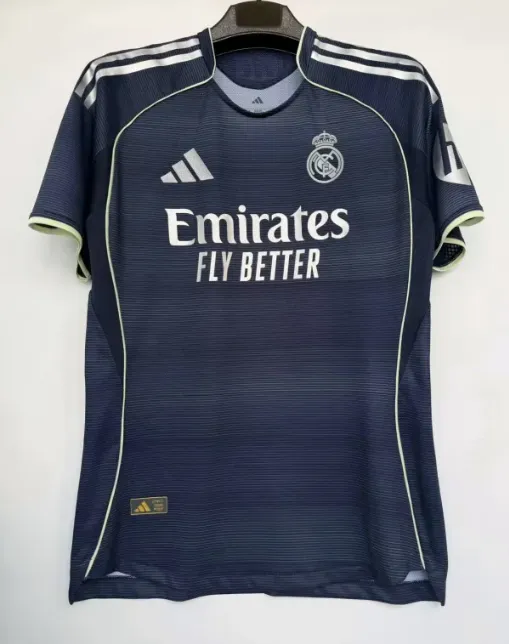 25/26 Real  Madrid  Away Fans 1:1 Quality Soccer Jersey