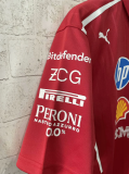 F1 racing suit T-shirt 2025 Ferrari  shirt 1:1 Quality F1 Jerseys