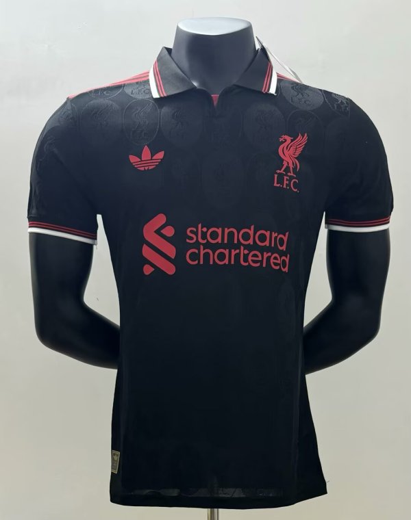 25/26 Liverpool  Special Edition Black Player 1:1 Quality Soccer Jersey