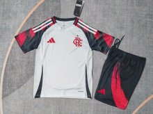 25/26  Flamengo Away Kids 1:1 Soccer Jersey