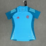 25/26 Flamengo Training Blue Women Fans 1:1 Quality Soccer Jersey
