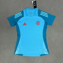 25/26 Flamengo Training Blue Women Fans 1:1 Quality Soccer Jersey