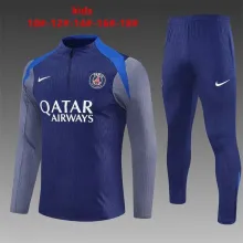 25/26 Paris Kids Blue 1:1 Quality Training Jersey