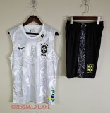 25/26 Brazil White  1:1 Quality Training Vest （A-Set）