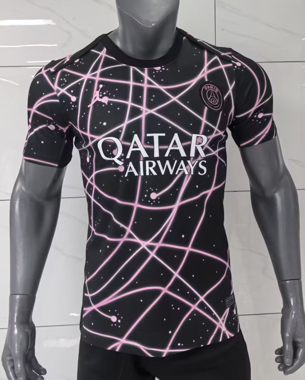 25/26 PSG Paris Pre match uniform Fans 1:1 Quality Soccer Jersey