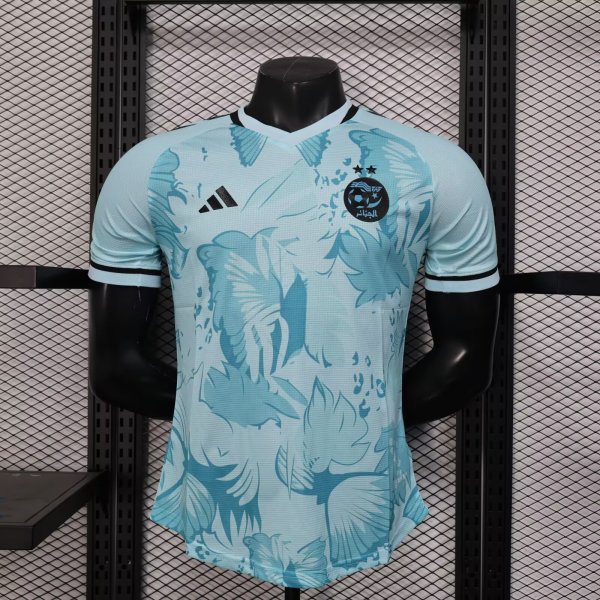 25/26 Algeria Blue Player 1:1 Quality Soccer Jersey
