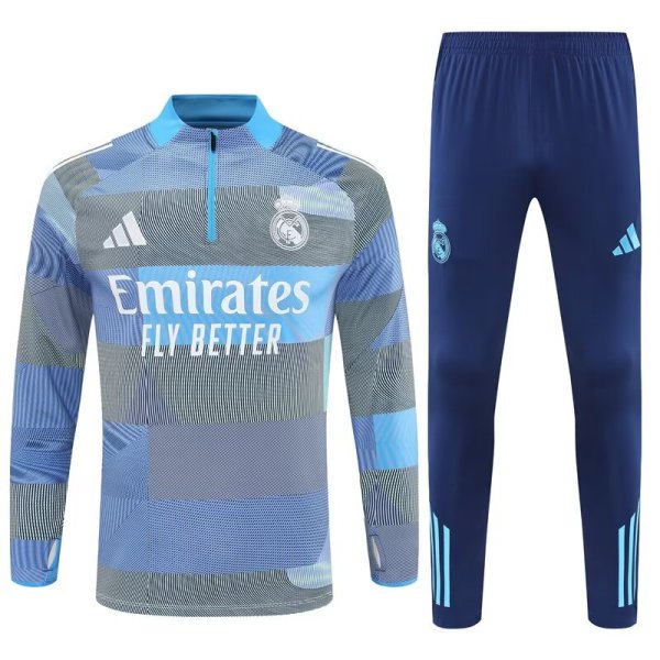 25/26 Real Madrid Light Blue 1:1 Quality Training Jersey